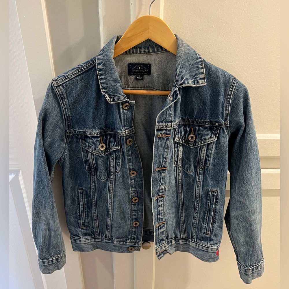 Lucky Brand Tomboy Trucker Jean Jacket - Size Small